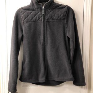 Lightweight Gray Fleece Jacket Size S